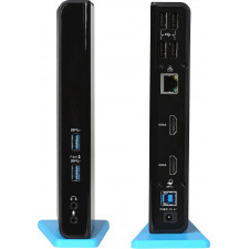 i-tec U3DUALHDMIDOCK base & duplicador de portas Com fios USB 3.2 Gen 1 (3.1 Gen 1) Type-A Preto