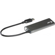 i-tec Metal U3HUB448 hub de interface USB 3.2 Gen 1 (3.1 Gen 1) Type-A 5000 Mbit s Cinzento