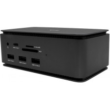 i-tec Metal USB4DUAL4KDOCKPD base & duplicador de portas Com fios USB4 Preto