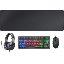 Mars Gaming MCP-RGB3 teclado Rato incluído USB QWERTY Português Preto