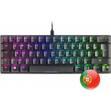 Mars Gaming MKMINIBPT teclado USB Português Preto