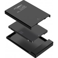 Ewent EW7073 Caixa para Discos Rígidos Compartimento HDD SSD Preto 2.5"