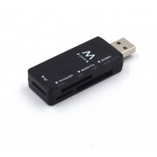 Ewent EW1049 leitor de cartões USB 2.0 Preto