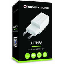 Conceptronic ALTHEA06W carregador de dispositivos móveis Universal Branco AC Interior