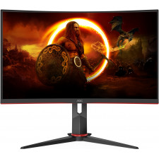 AOC CQ27G2S BK monitor de ecrã 68,6 cm (27") 2560 x 1440 pixels Quad HD Preto, Vermelho