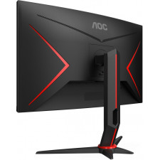 AOC CQ27G2S BK monitor de ecrã 68,6 cm (27") 2560 x 1440 pixels Quad HD Preto, Vermelho