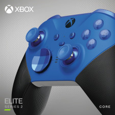 Microsoft Xbox Elite Series 2 - Core Preto, Azul Bluetooth USB Gamepad Analógico   Digital PC, Xbox One, Xbox One S, Xbox One