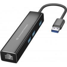 Conceptronic DONN07BA base & duplicador de portas USB 3.2 Gen 1 (3.1 Gen 1) Type-A Preto