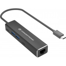 Conceptronic ABBY13B base & duplicador de portas Com fios USB 3.2 Gen 1 (3.1 Gen 1) Type-C Cinzento