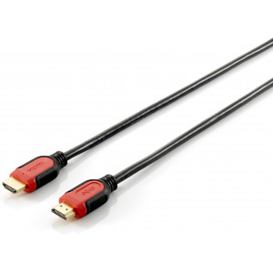 Equip 119341 cabo HDMI 1 m HDMI Type A (Standard) Preto, Vermelho