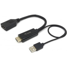 Equip 119039 adaptador de cabo de vídeo 0,15 m HDMI Type A (Standard) DisplayPort Preto