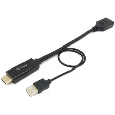 Equip 119039 adaptador de cabo de vídeo 0,15 m HDMI Type A (Standard) DisplayPort Preto