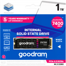 Goodram PX700 SSD SSDPR-PX700-01T-80 disco SSD M.2 1,02 TB PCI Express 4.0 3D NAND NVMe