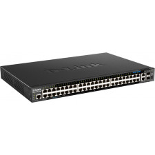 D-Link DGS-1520-52MP Gerido L3 Gigabit Ethernet (10 100 1000) Power over Ethernet (PoE) 1U Preto