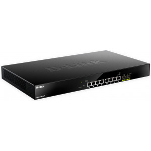 D-Link DMS-1100-10TP switch de rede Gerido L2 2.5G Ethernet (100 1000 2500) Power over Ethernet (PoE) 1U Preto