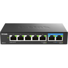 D-Link DMS-107 E switch de rede Não-gerido Gigabit Ethernet (10 100 1000) Preto