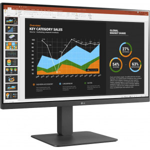 LG 27BR550Y-C monitor de ecrã 68,6 cm (27") 1920 x 1080 pixels Full HD LED Cinzento