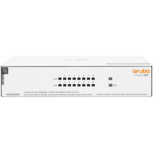 Aruba Instant On 1430 8G Class4 PoE 64W Não-gerido L2 Gigabit Ethernet (10 100 1000) Power over Ethernet (PoE) Branco