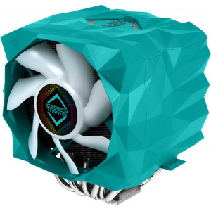 Iceberg Thermal IceSLEET X7 Dual Processador Cooler 12 cm Verde-azulado 1 unidade(s)