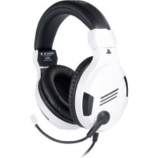 BIG BEN PS4OFHEADSETV3WHITE auscultador Auscultadores Com fios Fita de cabeça Jogos Preto, Branco