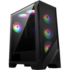 MSI MAG FORGE 120A AIRFLOW caixa para computador Midi Tower Preto, Transparente