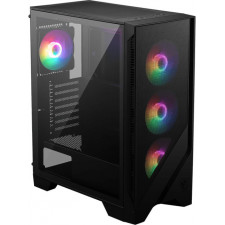 MSI MAG FORGE 120A AIRFLOW caixa para computador Midi Tower Preto, Transparente