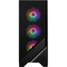 MSI MAG FORGE 120A AIRFLOW caixa para computador Midi Tower Preto, Transparente