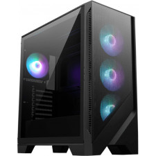 MSI MAG FORGE 320R AIRFLOW caixa para computador Micro Tower Preto, Transparente