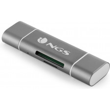 NGS ALLYREADER leitor de cartões USB Micro-USB Cinzento, Branco