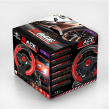 Spirit of Gamer Race Wheel Pro 1 Preto, Vermelho USB Volante + Pedais Analógico   Digital PC