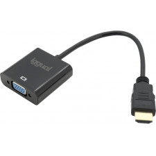 iggual IGG317303 adaptador de cabo de vídeo 0,2 m HDMI Type A (Standard) VGA (D-Sub) Preto