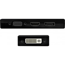 AISENS A109-0679 adaptador gráfico USB 3840 x 2160 pixels Preto