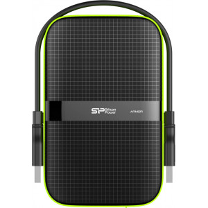 Silicon Power Armor A60 disco externo 4 TB Preto, Verde