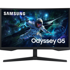 Samsung Odyssey G5 G55C monitor de ecrã 68,6 cm (27") 2560 x 1440 pixels Quad HD LED Preto