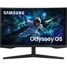 Samsung Odyssey G5 G55C monitor de ecrã 68,6 cm (27") 2560 x 1440 pixels Quad HD LED Preto