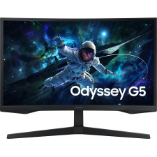 Samsung Odyssey G5 G55C monitor de ecrã 68,6 cm (27") 2560 x 1440 pixels Quad HD LED Preto