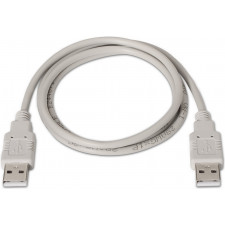 AISENS A101-0021 cabo USB 1 m USB 2.0 USB A Bege