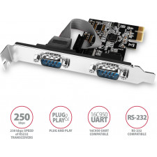 Axagon PCEA-S2N placa adaptador de interface Interno RS-232