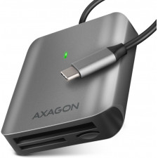 Axagon CRE-S3C leitor de cartões USB 3.2 Gen 1 (3.1 Gen 1) Type-C Cinzento