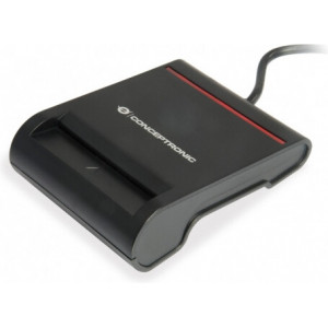 Conceptronic SCR01B leitor de smart card USB USB 2.0 Preto