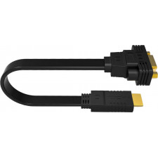 Ewent EW9869 adaptador de cabo de vídeo 0,15 m HDMI Type A (Standard) VGA (D-Sub) Preto