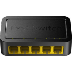 Cudy FS105D switch de rede Fast Ethernet (10 100) Preto