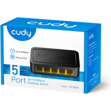 Cudy FS105D switch de rede Fast Ethernet (10 100) Preto