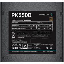 DeepCool PK550D fonte de alimentação 550 W 20+4 pin ATX Preto