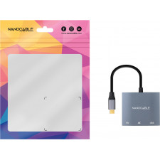 Nanocable 10.16.4306 adaptador gráfico USB 3840 x 2160 pixels Cinzento