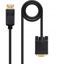 Nanocable 10.15.4405 adaptador de cabo de vídeo 5 m DisplayPort VGA (D-Sub) Preto