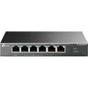 TP-Link TL-SG1006PP switch de rede Não-gerido Gigabit Ethernet (10 100 1000) Power over Ethernet (PoE) Cinzento