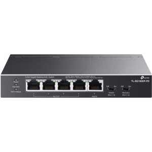 TP-Link TL-SG1005P-PD switch de rede Gigabit Ethernet (10 100 1000) Power over Ethernet (PoE) Preto