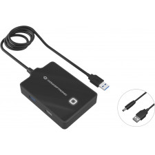 Conceptronic HUBBIES10B base & duplicador de portas USB 3.2 Gen 1 (3.1 Gen 1) Type-A Preto