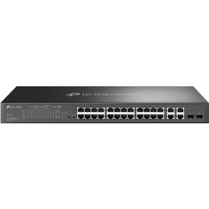 TP-Link Omada SL2428P switch de rede Gerido L2 Fast Ethernet (10 100) Power over Ethernet (PoE) 1U Preto